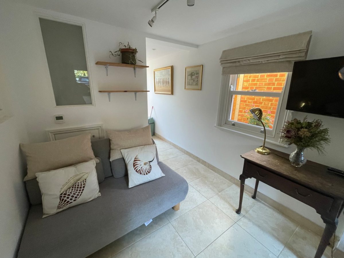 Living room — before enhancement